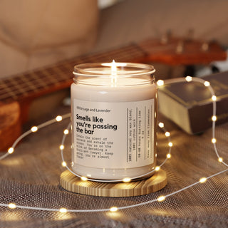 Smells Like you're passing the bar Scented Soy Candle, 9oz - *This is not legal advice