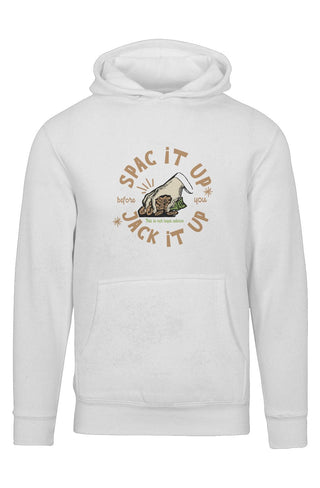 SPAC it Up before your Jack it Up Premium Pullover Hoodie - *This is not legal advice