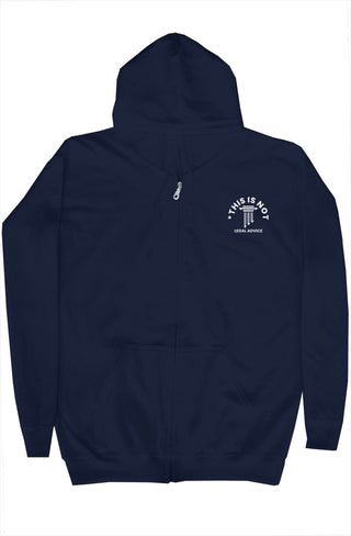 Space needs Lawyers zip hoody - *This is not legal advice