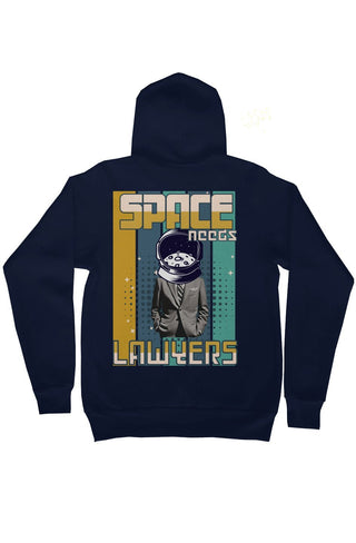 Space needs Lawyers zip hoody - *This is not legal advice