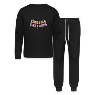 Embezzle Everything  Unisex Lounge Wear Set - black