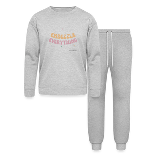 Embezzle Everything  Unisex Lounge Wear Set - heather gray