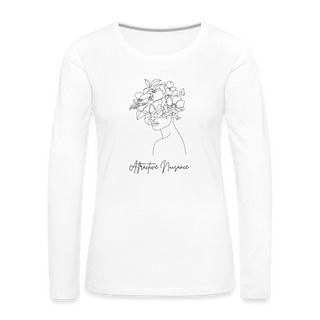 Attractive Nuisance Women's Premium Long Sleeve T-Shirt - white