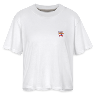 Super Crimes Women's Boxy Tee - white