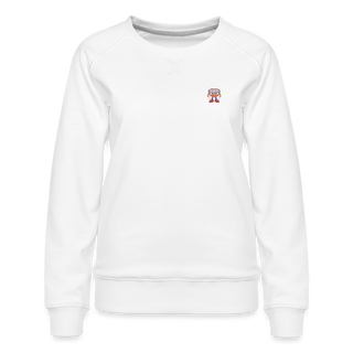 Super Crime Women’s Premium Sweatshirt - white