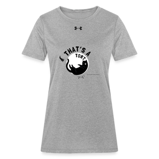 That's a Tort Under Armour Women’s Locker T-Shirt - heather gray