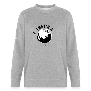 That's a Tort Adidas Unisex Fleece Crewneck Sweatshirt - heather gray