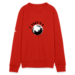 That's a Tort Adidas Unisex Fleece Crewneck Sweatshirt - red