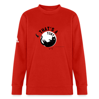 That's a Tort Adidas Unisex Fleece Crewneck Sweatshirt - red