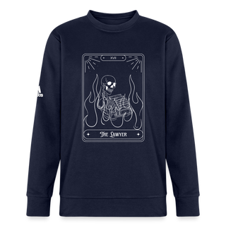 The Lawyer Adidas Unisex Fleece Crewneck Sweatshirt - french navy