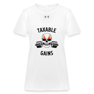 Taxable Gains Under Armour Women’s Locker T-Shirt - white