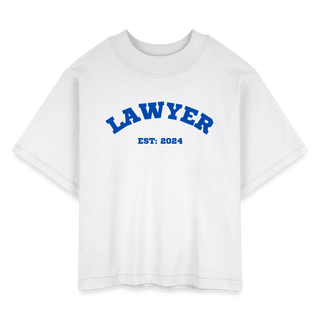 Lawyer Women's Boxy Tee - white