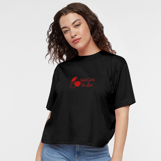 Hot Girls Do Law Women's Boxy Tee - black