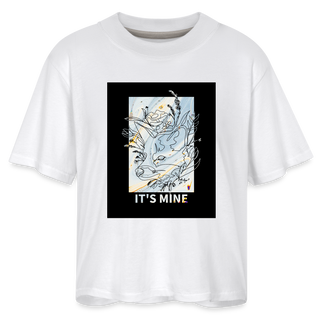 It's Mine Women's Boxy Tee - white