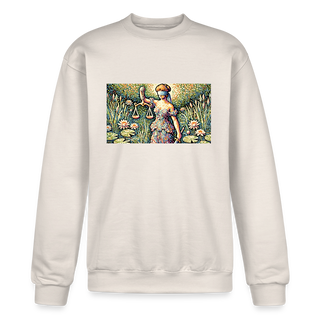 Dotted Justice Champion Unisex Powerblend Sweatshirt - Sand