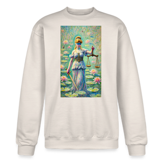 Justice in Bloom Champion Unisex Powerblend Sweatshirt - Sand