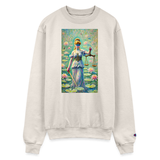 Justice in Bloom Champion Unisex Powerblend Sweatshirt - Sand