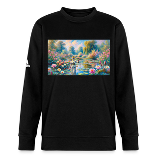 Justice in Bloom Adidas Unisex Fleece Crewneck Sweatshirt - black