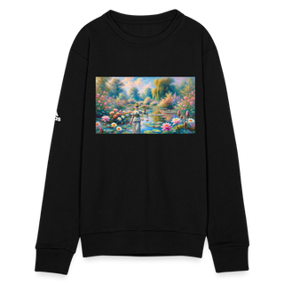 Justice in Bloom Adidas Unisex Fleece Crewneck Sweatshirt - black