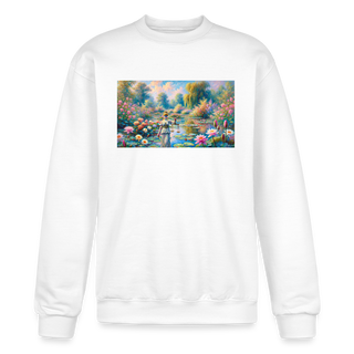 Justice in Bloom Champion Unisex Powerblend Sweatshirt - white