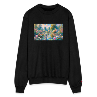 Justice in Bloom Champion Unisex Powerblend Sweatshirt - black