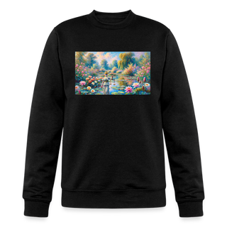 Justice in Bloom Champion Unisex Powerblend Sweatshirt - black