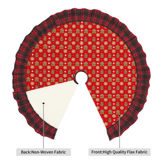 Plaid Christmas Tree Skirt