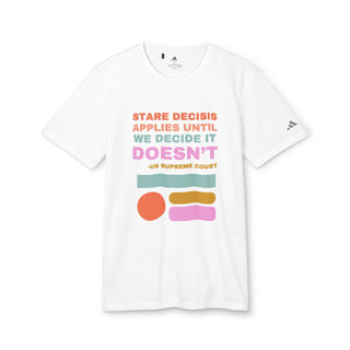 Stare Decisis adidas® Unisex Sport T-shirt - *This is not legal advice