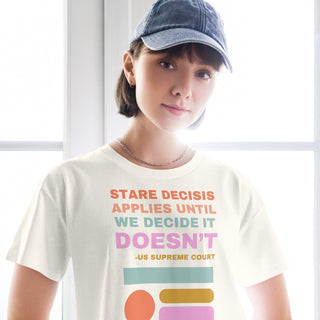Stare Decisis Women’s crop top - *This is not legal advice
