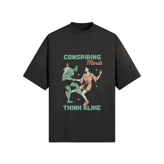 Conspiring Minds Think Alike Oversized Tee