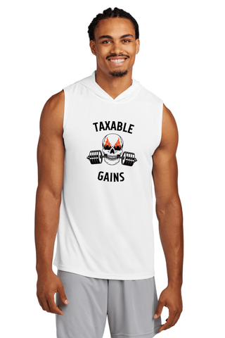Taxable Gains Sleeveless Hoodie - *This is not legal advice