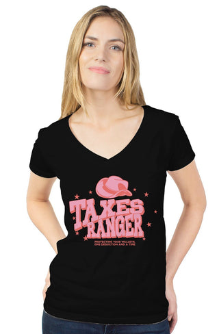 Taxes Ranger v neck - *This is not legal advice