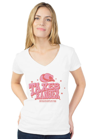 Taxes Ranger v neck - *This is not legal advice