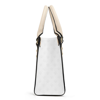 Scales of Justice  Luxury Women PU Tote Bag - White