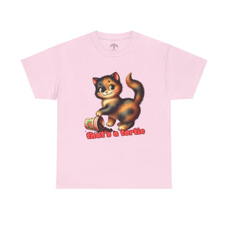 That's a Tortie Unisex Heavy Cotton Tee - *This is not legal advice