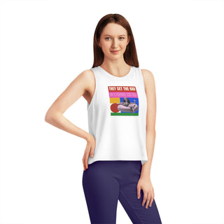 They set the bar Women's Dancer Cropped Tank Top - *This is not legal advice