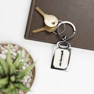 This is my Getaway Car Rectangle Photo Keyring - *This is not legal advice