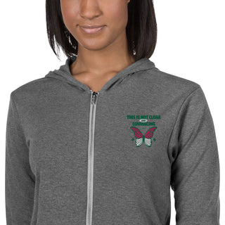 This is not Clear and Convincing Unisex zip hoodie - *This is not legal advice