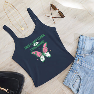 This is Not Clear and Convincing Women’s micro - rib tank top - *This is not legal advice