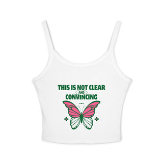 This is Not Clear and Convincing Women’s micro - rib tank top - *This is not legal advice