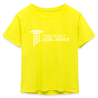 This is not legal advice Kids Neon T-Shirt - *This is not legal advice