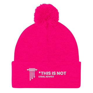 This is not legal advice Pom - Pom Beanie - *This is not legal advice