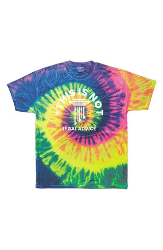 This is not legal advice Tie Dye Neon Rainbow Adult Tee - *This is not legal advice