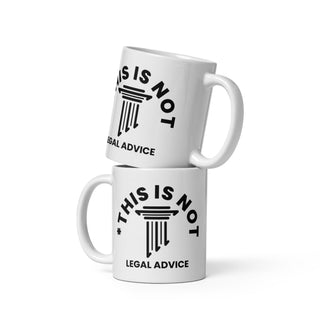 This is not legal advice White glossy mug - *This is not legal advice