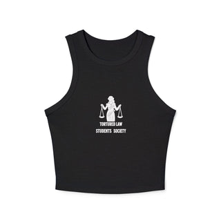 Tortured Law Student Society Women's Micro Rib Racer Tank Top - *This is not legal advice