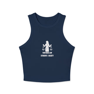 Tortured Law Student Society Women's Micro Rib Racer Tank Top - *This is not legal advice