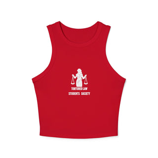 Tortured Law Student Society Women's Micro Rib Racer Tank Top - *This is not legal advice