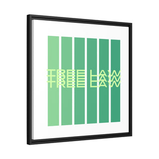Tree Law Matte Canvas, Black Frame - *This is not legal advice