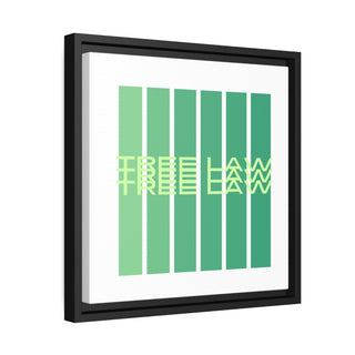 Tree Law Matte Canvas, Black Frame - *This is not legal advice