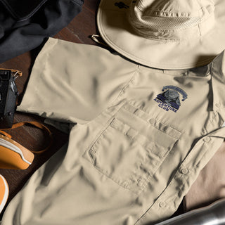 Trial Blazing Adventure Club Men’s Columbia short sleeve button shirt - *This is not legal advice